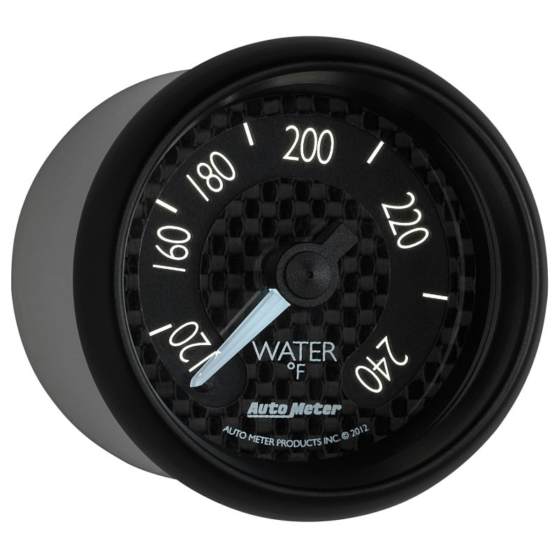 
                      
                        Autometer GT Series 52mm Mechanical 120-240 Deg F Water Temperature Gauge
                      
                    