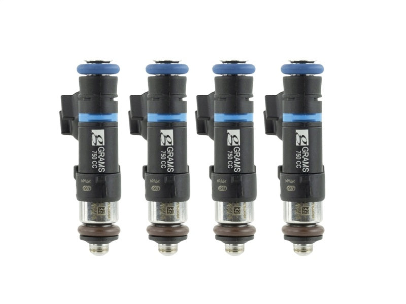 Grams Performance 02-11 Subaru WRX / 07+ STI / 07-11 Legacy 750cc Fuel Injectors (Set of 4)