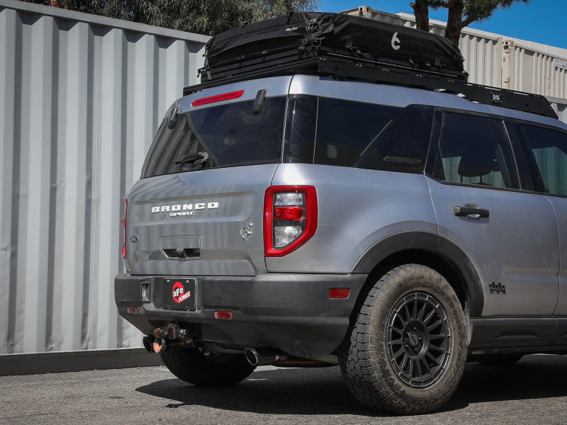 aFe Ford Bronco Sport 21-22 L3-1.5L (t)/L4-2.0L (t) układ wydechowy Cat-Back Vulcan – końcówki karbonowe