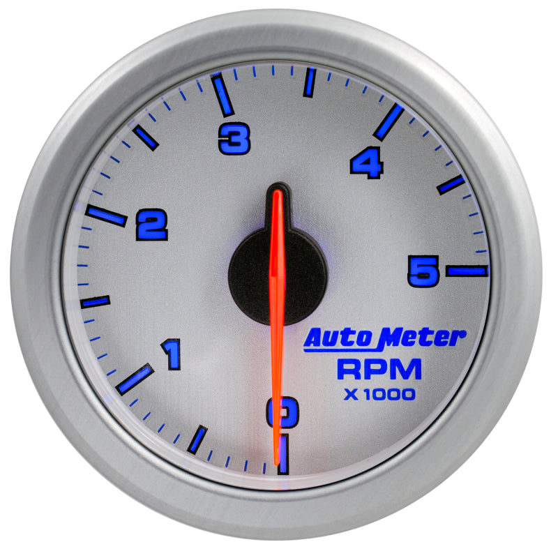 
                      
                        Autometer Airdrive 2-1/6in Tachometer Gauge 0-5K RPM - Silver
                      
                    