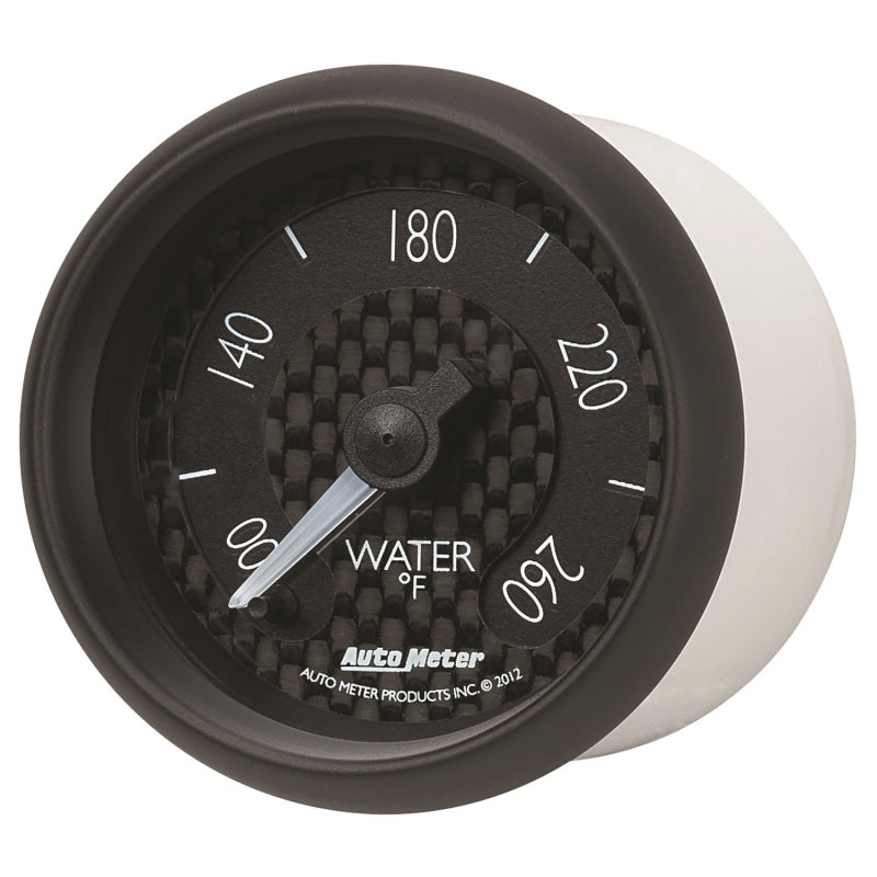 
                      
                        Autometer GT Series 52mm Full Sweep Electronic 100-260 Deg F Water Temperature Gauge
                      
                    