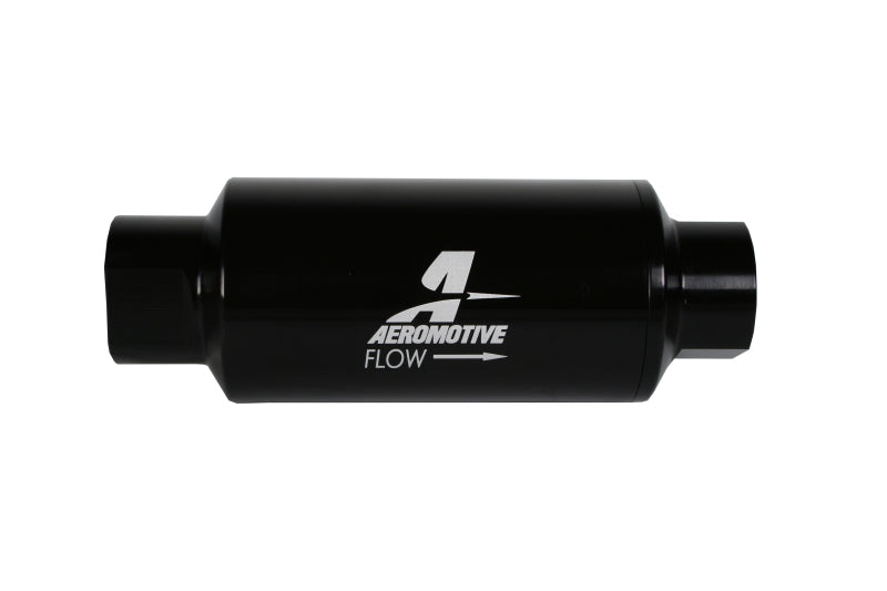 
                      
                        Aeromotive In-Line Filter 10AN 10 Micron Microglass Element Bright-Dip Black 2in OD
                      
                    