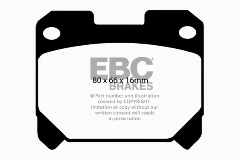 
                      
                        EBC 93-98 Toyota Supra 3.0 Twin Turbo Redstuff Rear Brake Pads
                      
                    