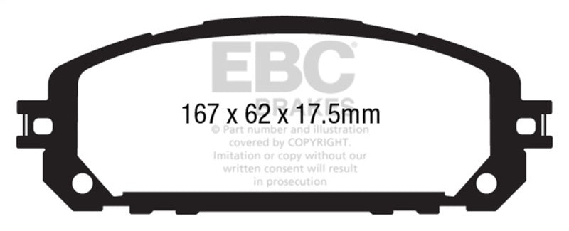 
                      
                        EBC 13+ Jeep Cherokee 3.2 Yellowstuff Front Brake Pads
                      
                    