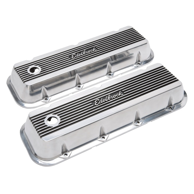 
                      
                        Edelbrock Valve Cover Elite II Chevrolet 1965 and Later 396-502 Big Block V8 Polished
                      
                    