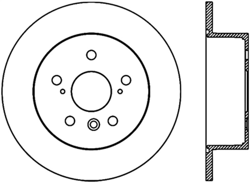 StopTech Cryo Slotted Sport Brake Rotor - Right