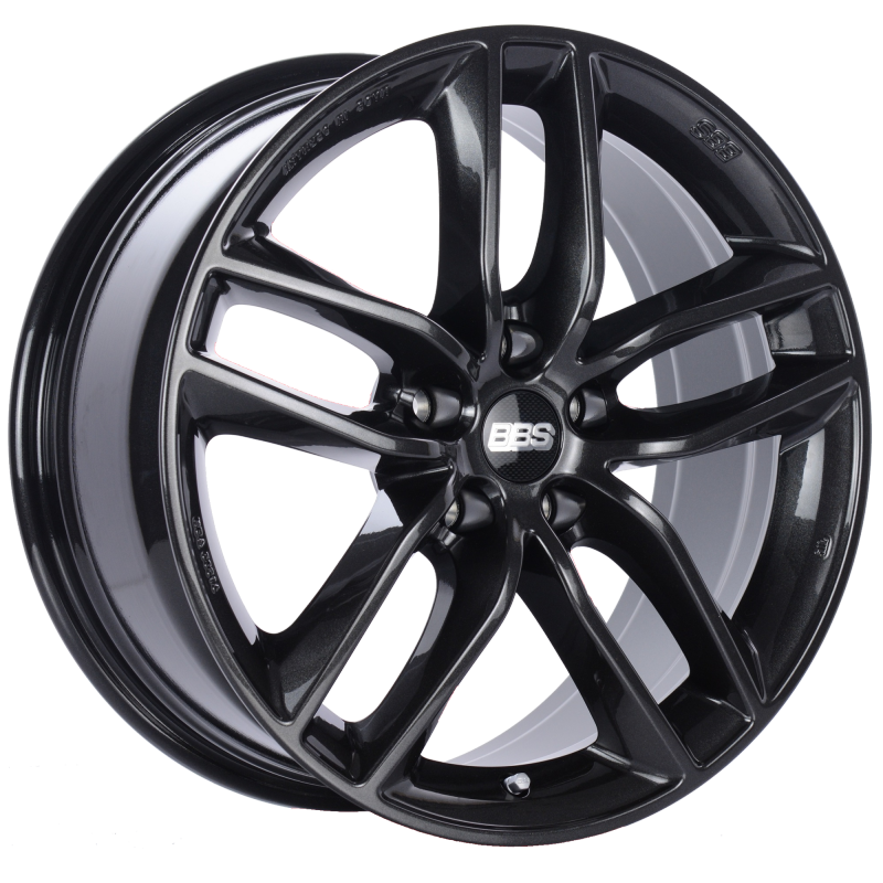 BBS SX 18x8 5x120 ET45 Crystal Black Wheel -82mm PFS/Clip Required