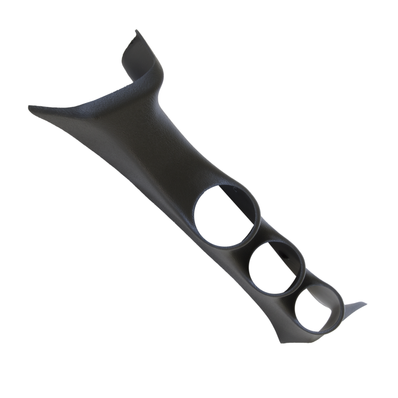 Autometer 08-10 Ford Super Duty 52mm Black Triple Pilillar