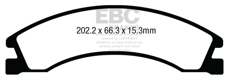 
                      
                        EBC 08+ Ford Econoline E150 4.6 Yellowstuff Rear Brake Pads
                      
                    