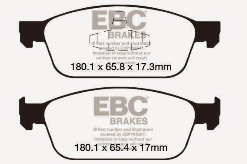 
                      
                        EBC 12+ Ford Focus 2.0 Turbo ST Yellowstuff Front Brake Pads
                      
                    