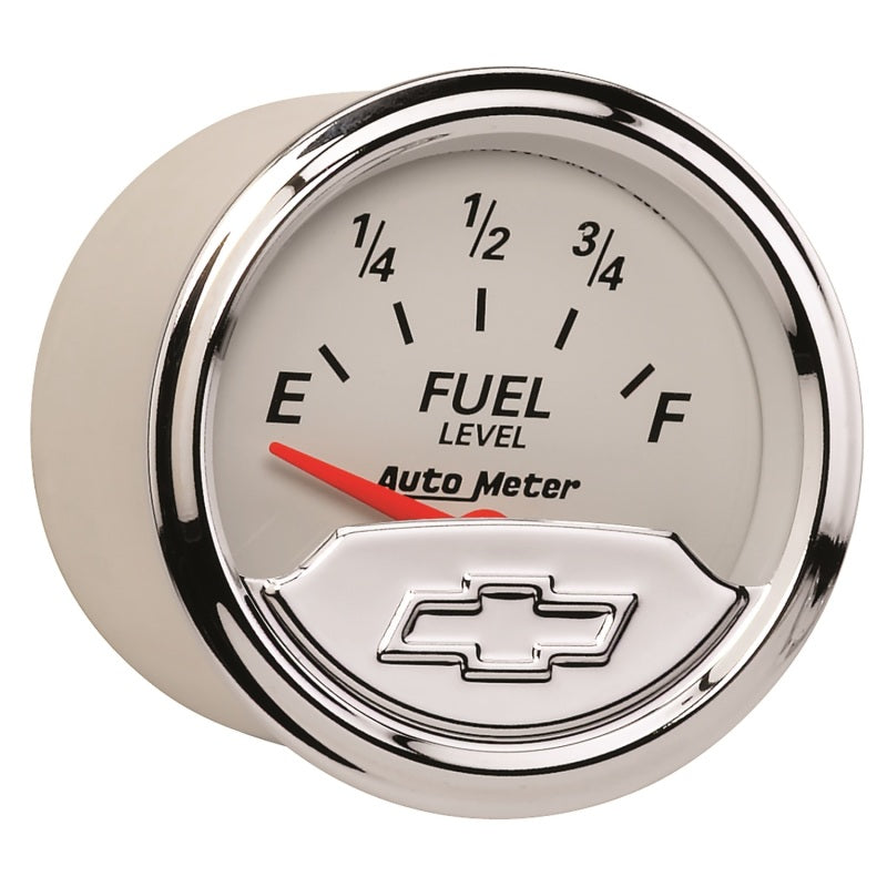 
                      
                        AutoMeter Gauge Fuel Level 2-1/16in. 240 Ohm(e) to 33 Ohm(f) Elec Chevrolet Heritage Bowtie
                      
                    