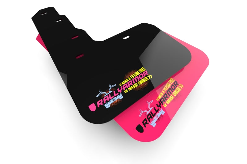 Rally Armor 22–25 VW MK8 Golf GTI & R, rosa Schmutzfänger, BCE-Logo