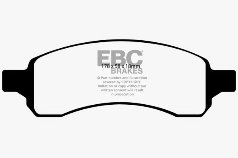 
                      
                        EBC 07+ Buick Enclave 3.6 Yellowstuff Front Brake Pads
                      
                    