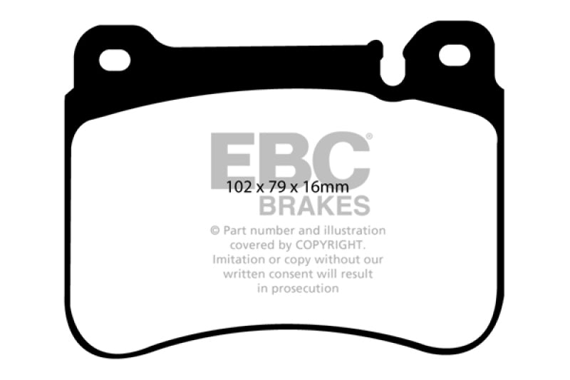 
                      
                        EBC 05-07 Mercedes-Benz C230 (W203) 2.5 Sport Sedan Greenstuff Front Brake Pads
                      
                    