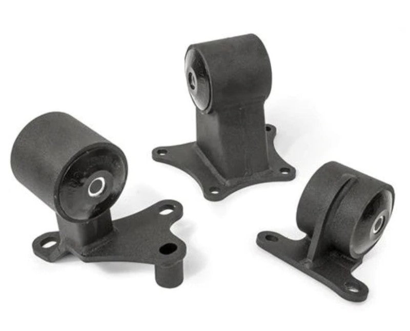 Innovative 90–93 Accord F-Serie, schwarze Stahlhalterungen, 75A-Buchsen (von Automatik auf Manuell)