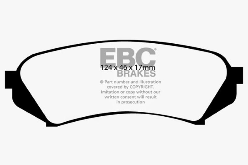 
                      
                        EBC 98-07 Lexus LX470 4.7 Greenstuff Rear Brake Pads
                      
                    