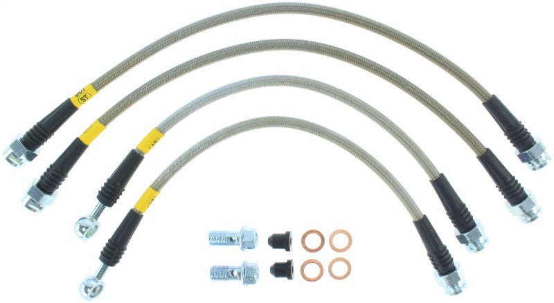 
                      
                        StopTech 07-08 Cadillac Escalade Stainless Steel Rear Brake Lines
                      
                    