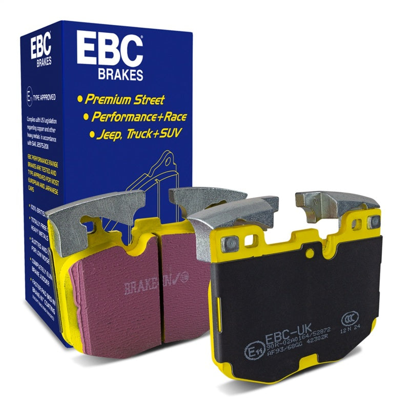 
                      
                        EBC 2017+ BMW 530 2.0L Turbo (G30) Yellowstuff Front Brake Pads
                      
                    