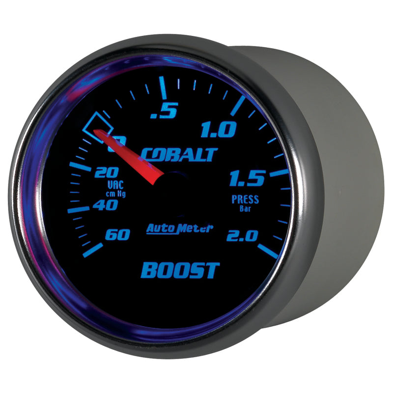 
                      
                        Autometer Cobalt 52mm 2 BAR Mechanical Boost Gauge
                      
                    