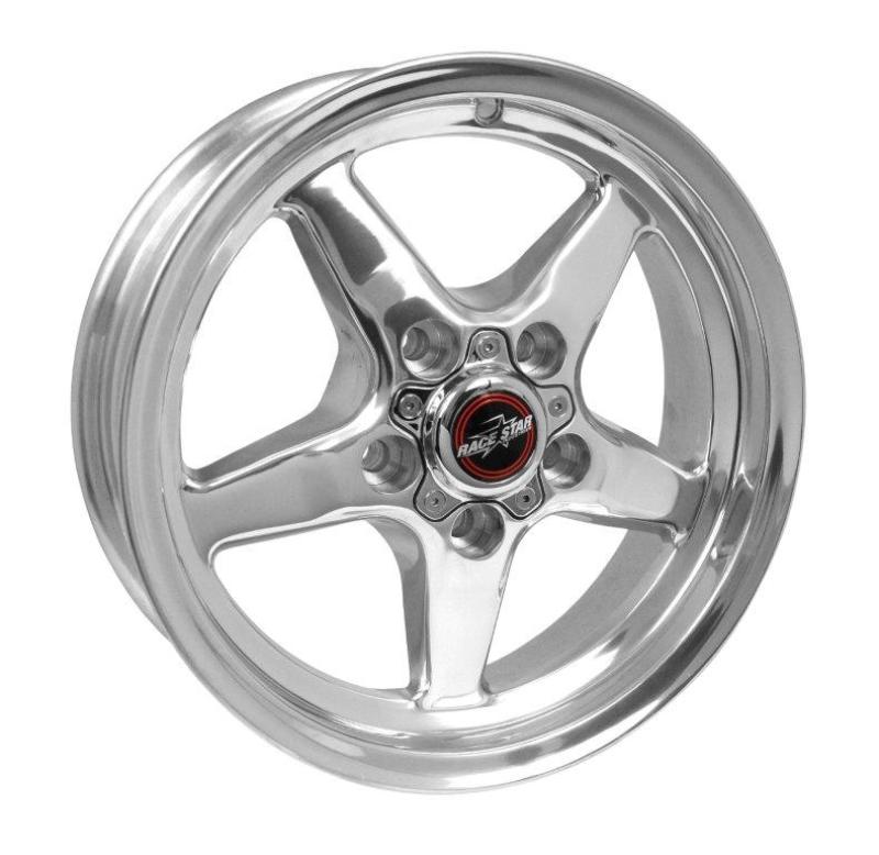 Race Star 92 Drag Star 15x5.00 5x4.50bc 2.38bs Direct Drill Polished Wheel