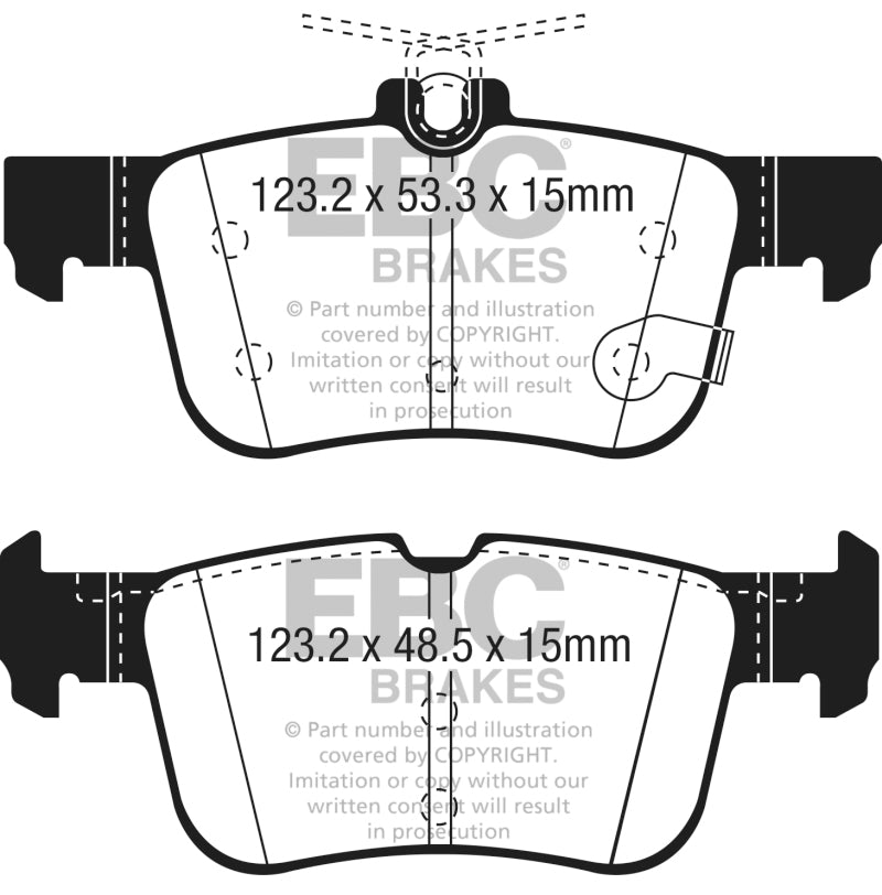 
                      
                        EBC 2013+ Lincoln MKZ 2.0L Hybrid Greenstuff Rear Brake Pads
                      
                    