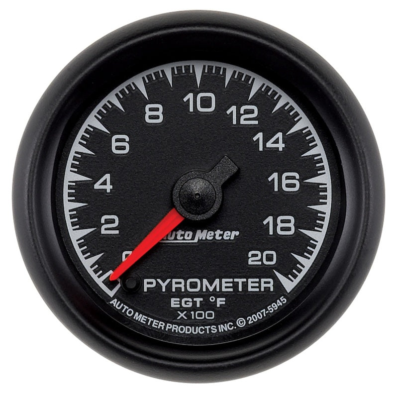 Autometer ES 52mm Full Sweep Electronic 0-2000 Degree F EGT/Pyrometer Gauge