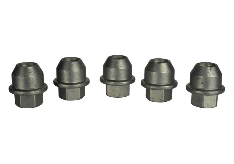 
                      
                        Ford Racing 05-14 Mustang 1/2in -20 Thread Cone Seat Open Lug Nut Kit (5 Lug Nuts)
                      
                    