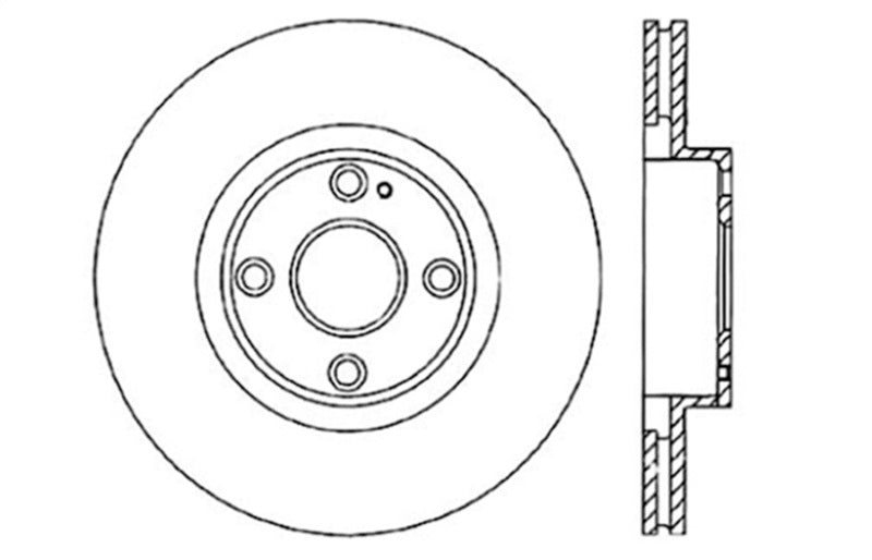 StopTech Drilled Sport Brake Rotor