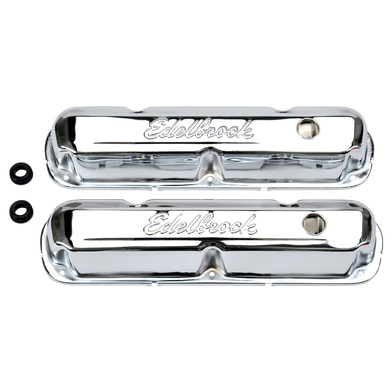 
                      
                        Edelbrock Valve Cover Signature Series Chrysler 1965-1991 318-340-360 CI V8 Chrome
                      
                    