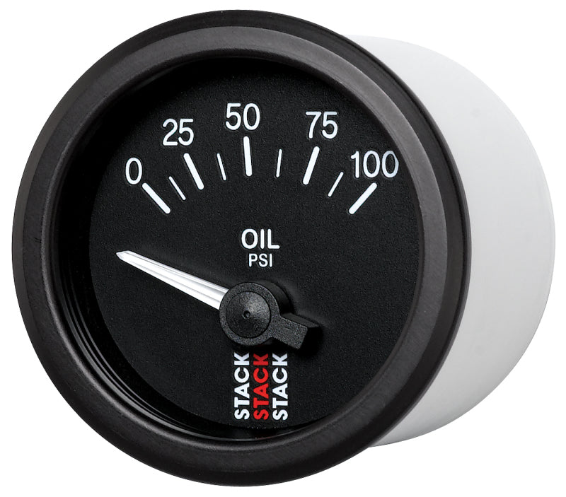 
                      
                        Autometer Stack Instruments 52mm 0-100 PSI 1/8in NPTF Electronic Oil Pressure Gauge - Black
                      
                    