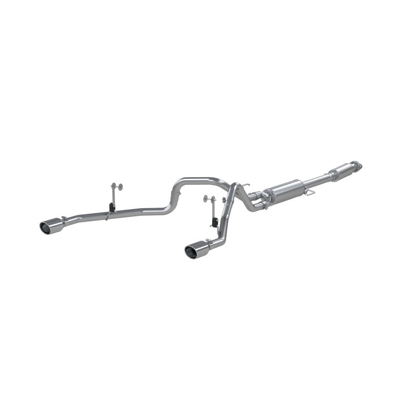 MBRP 2021+ F-150 2.7L/ 3.5L Ecoboost, 5.0L 3in Cat Back 2.5in Dual Split Rear - Aluminized Steel