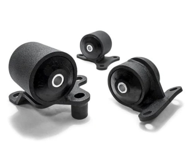 Innovative 90-93 Accord F-Series Black Steel Mounts 95A Bushings