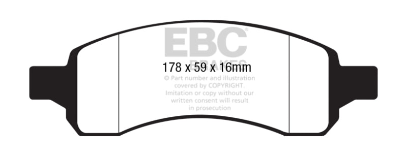 
                      
                        EBC 08+ Chevrolet Traverse 3.6 Greenstuff Front Brake Pads
                      
                    