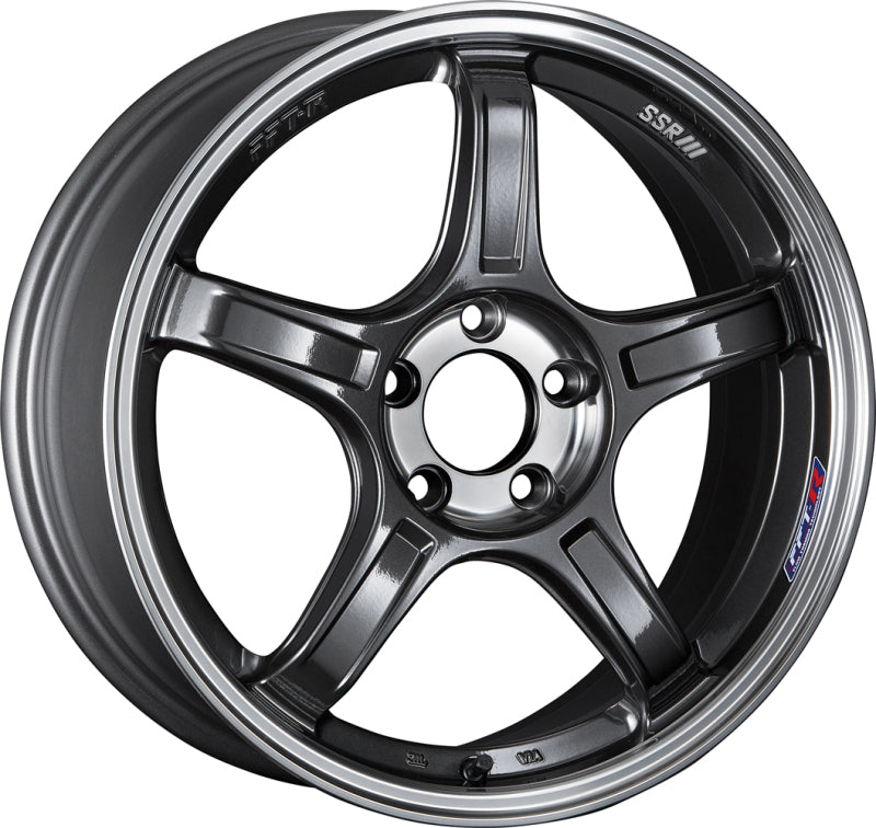 SSR GTX03 18x7.5 5x100 48mm Offset Black Graphite Wheel