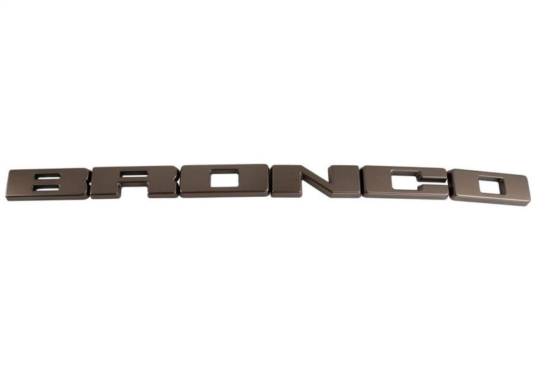 
                      
                        Ford Racing 2021+ Bronco Grille Lettering Overlay Kit - Bronze
                      
                    