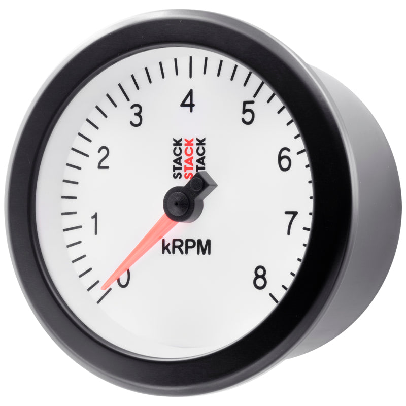 
                      
                        Autometer Stack Sport 88mm 0-8K RPM Tachometer - White
                      
                    