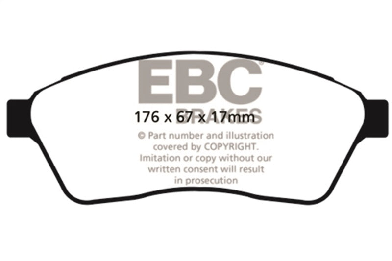 
                      
                        EBC 10-11 Cadillac SRX 2.8 Turbo Redstuff Front Brake Pads
                      
                    