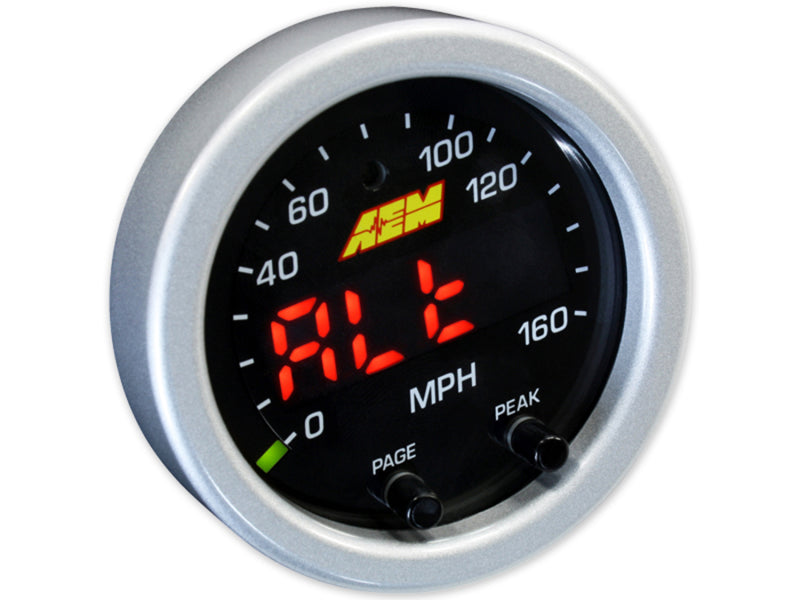 
                      
                        AEM X-Series 0-160 MPH Black Bezel w/ Black Face GPS Speedometer Gauge
                      
                    