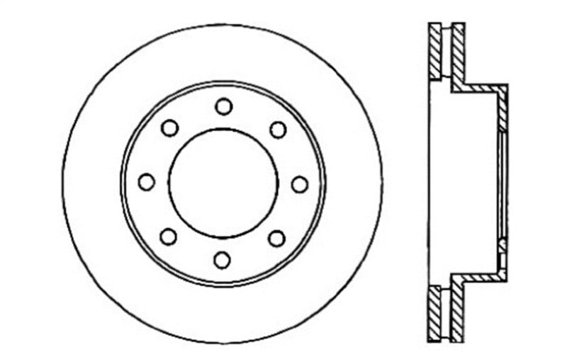 StopTech Drilled Sport Brake Rotor