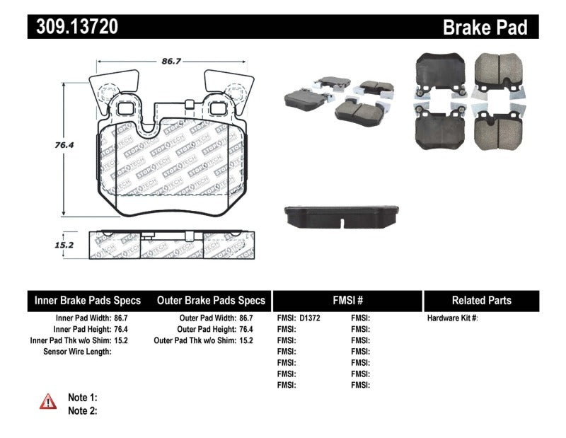 
                      
                        StopTech Performance 08-09 BMW 128i/135i Coupe Rear Brake Pads
                      
                    