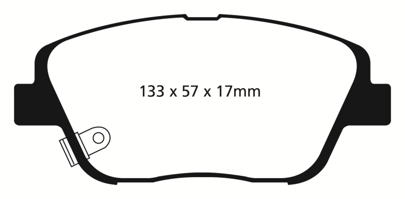 
                      
                        EBC 10-14 Hyundai Sonata 2.0 Turbo Greenstuff Front Brake Pads
                      
                    