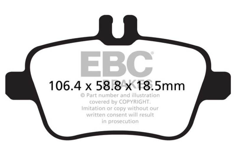 
                      
                        EBC 13+ Mercedes-Benz CLA250 2.0 Turbo Greenstuff Rear Brake Pads
                      
                    