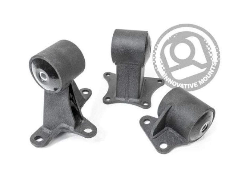 Innovative 94-97 Accord F-Series Black Steel Mounts 95A Bushings (EX Chassis)