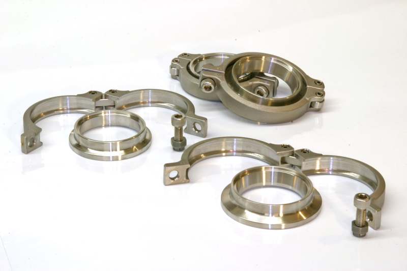 TiAL Sport MVS Optional Inlet/Outlet V-Band Clamp Set (Drop Ship Only/Must Order w/MVS Wastegate)