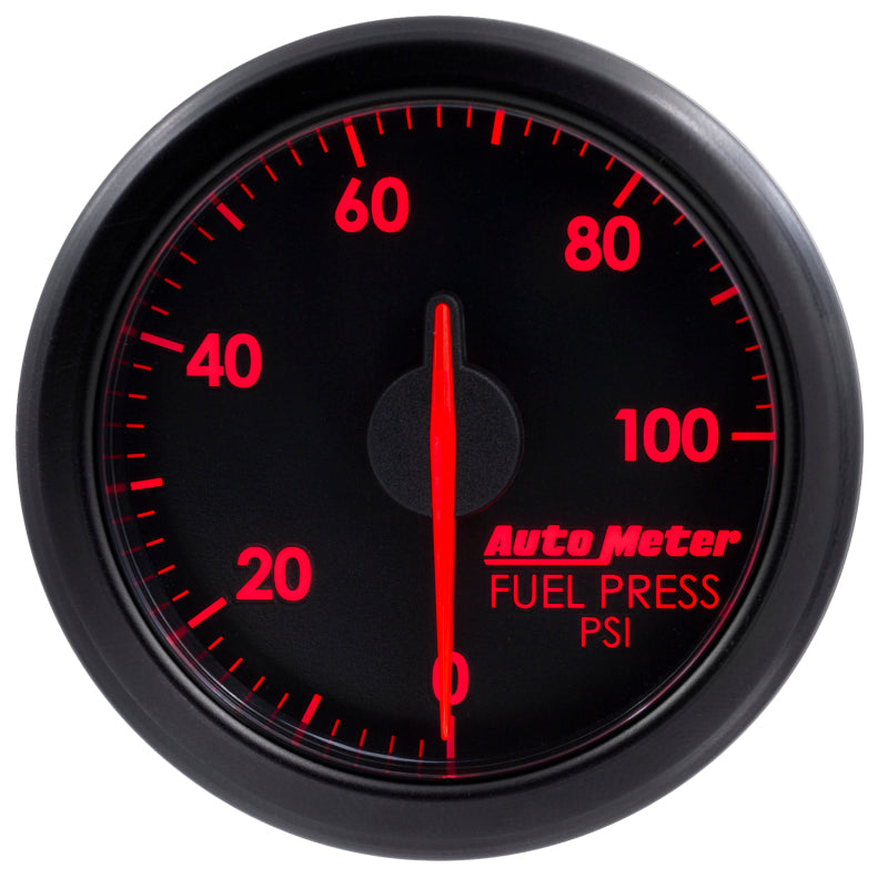 
                      
                        Autometer Airdrive 2-1/6in Fuel Pressure Gauge 0-100 PSI - Black
                      
                    