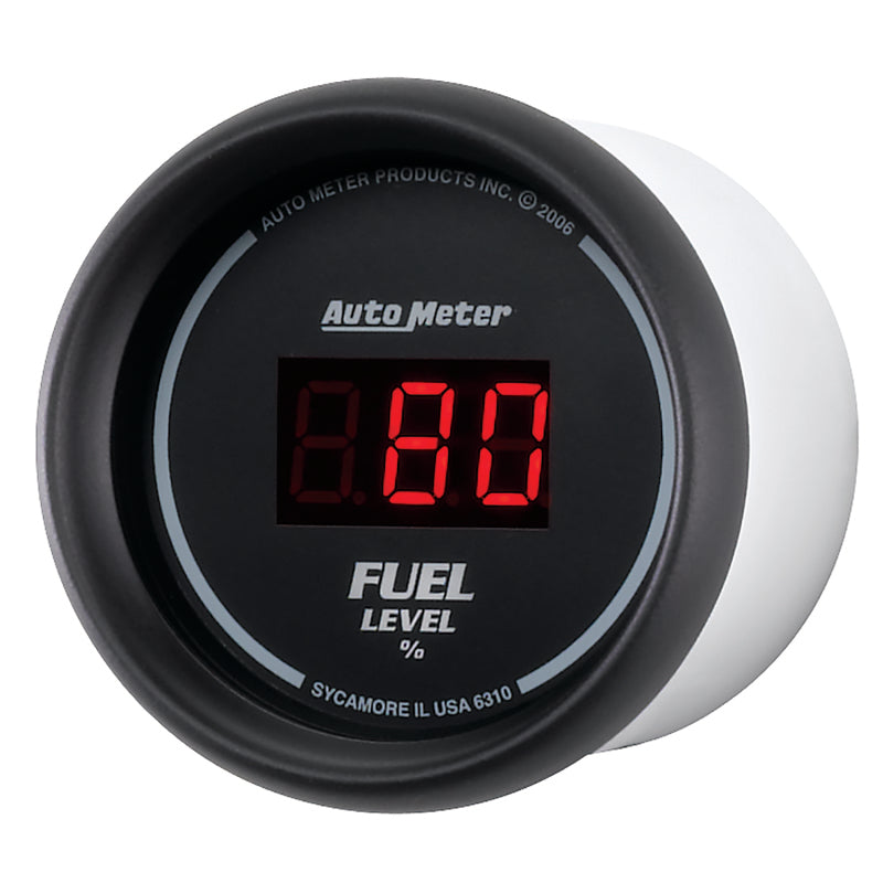 
                      
                        Autometer 52mm Black Digital Programmable Empty-Full Fuel Level Gauge
                      
                    