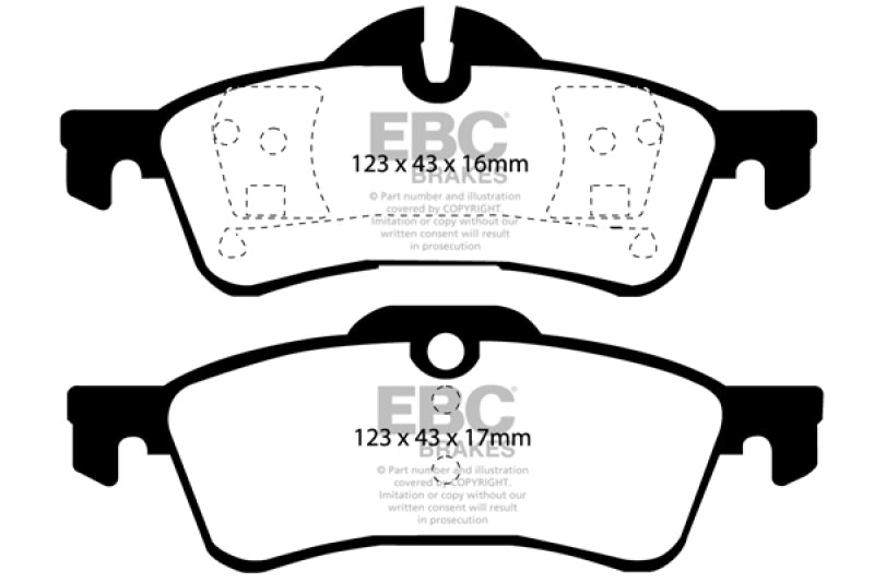 
                      
                        EBC 04-06 Mini Hardtop 1.6 Greenstuff Rear Brake Pads
                      
                    