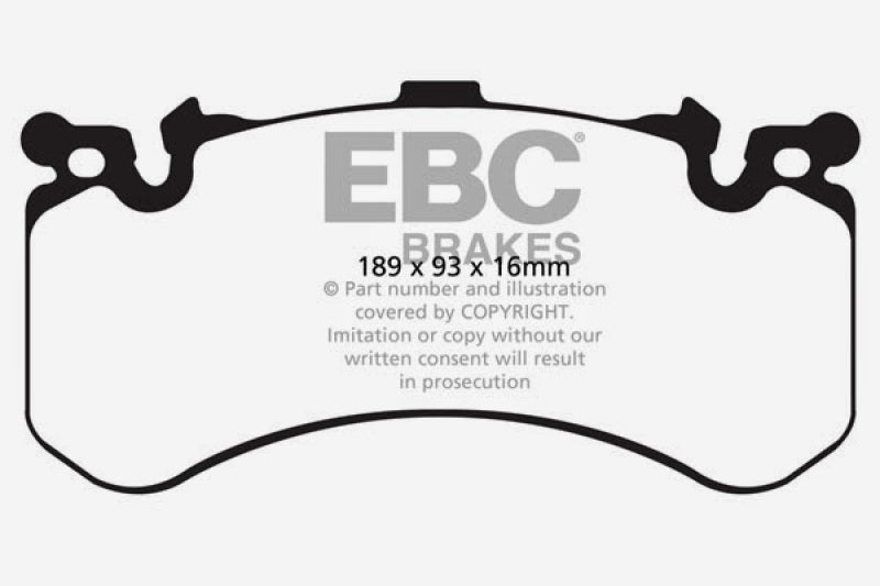 
                      
                        EBC 11+ Audi A8 Quattro 6.3 (Cast Iron Rotors) Redstuff Front Brake Pads
                      
                    