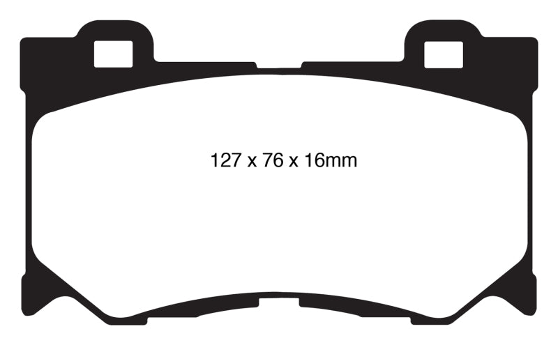 
                      
                        EBC 08-15 Infiniti G37 3.7 Greenstuff Front Brake Pads
                      
                    