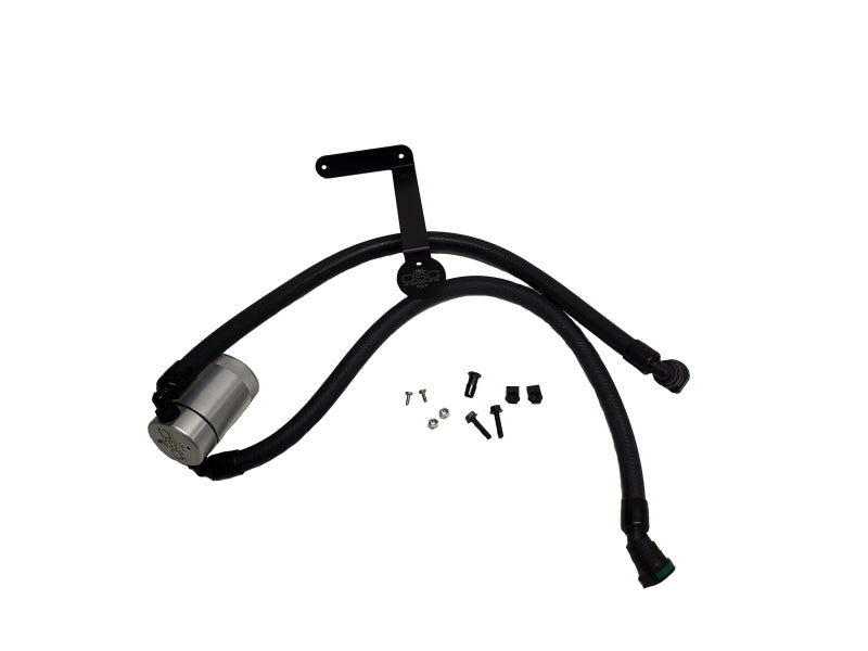 J&L 2011-2025 Ford F-150 2.7L/3.5L/5.0L Passenger Side Oil Separator 3.0 - Clear Anodized